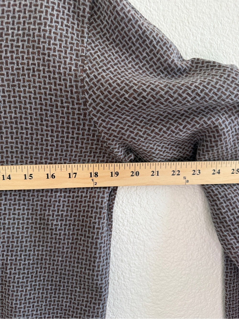 Old Navy 100% Cotton Men's Charcoal and Brown Knit Crewneck‎ Sweater- Vintage - Picture 9 of 9
